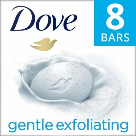 Dove Gentle Exfoliating Beauty Bar Soap - 3.75 Oz - 8 Ct