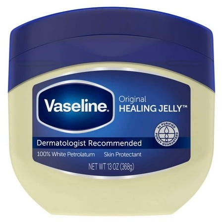 Vaseline 100% Pure Petroleum Jelly  13 Oz – Skin Protectant & Advanced Healing Moisturizer