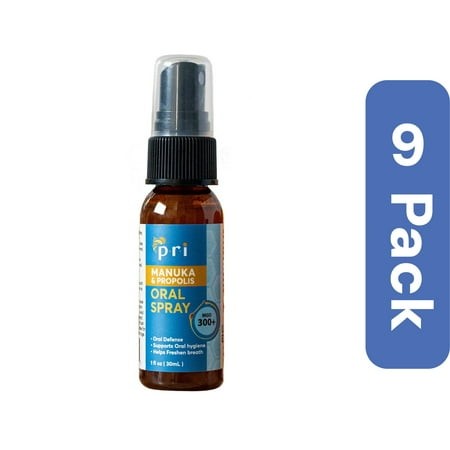 PRI Propolis Oral Spray 1 Oz (Pack of 9)