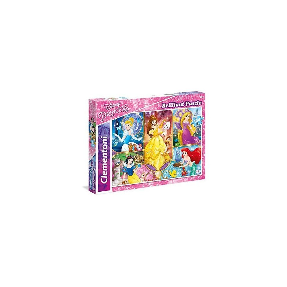 Brilliant 104 Pcs - Princess - Clementoni 20140