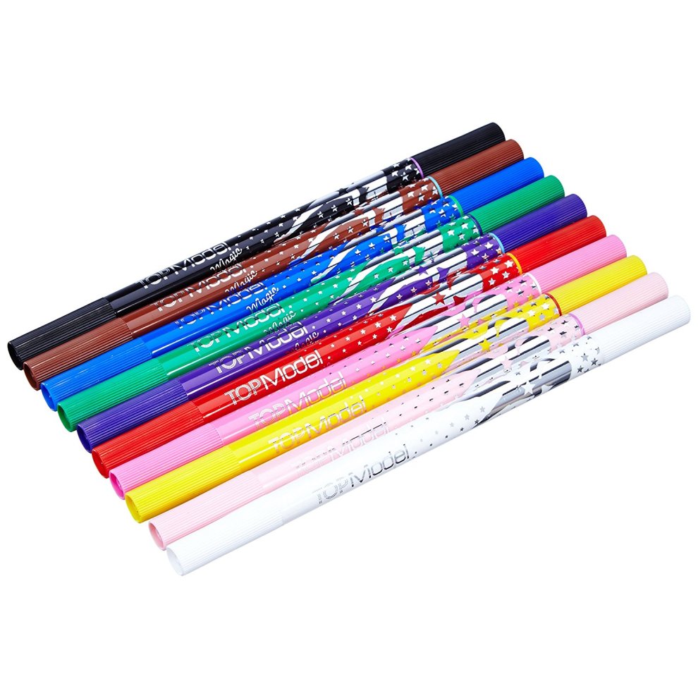 Top Model Pack of 10 Magic Markers