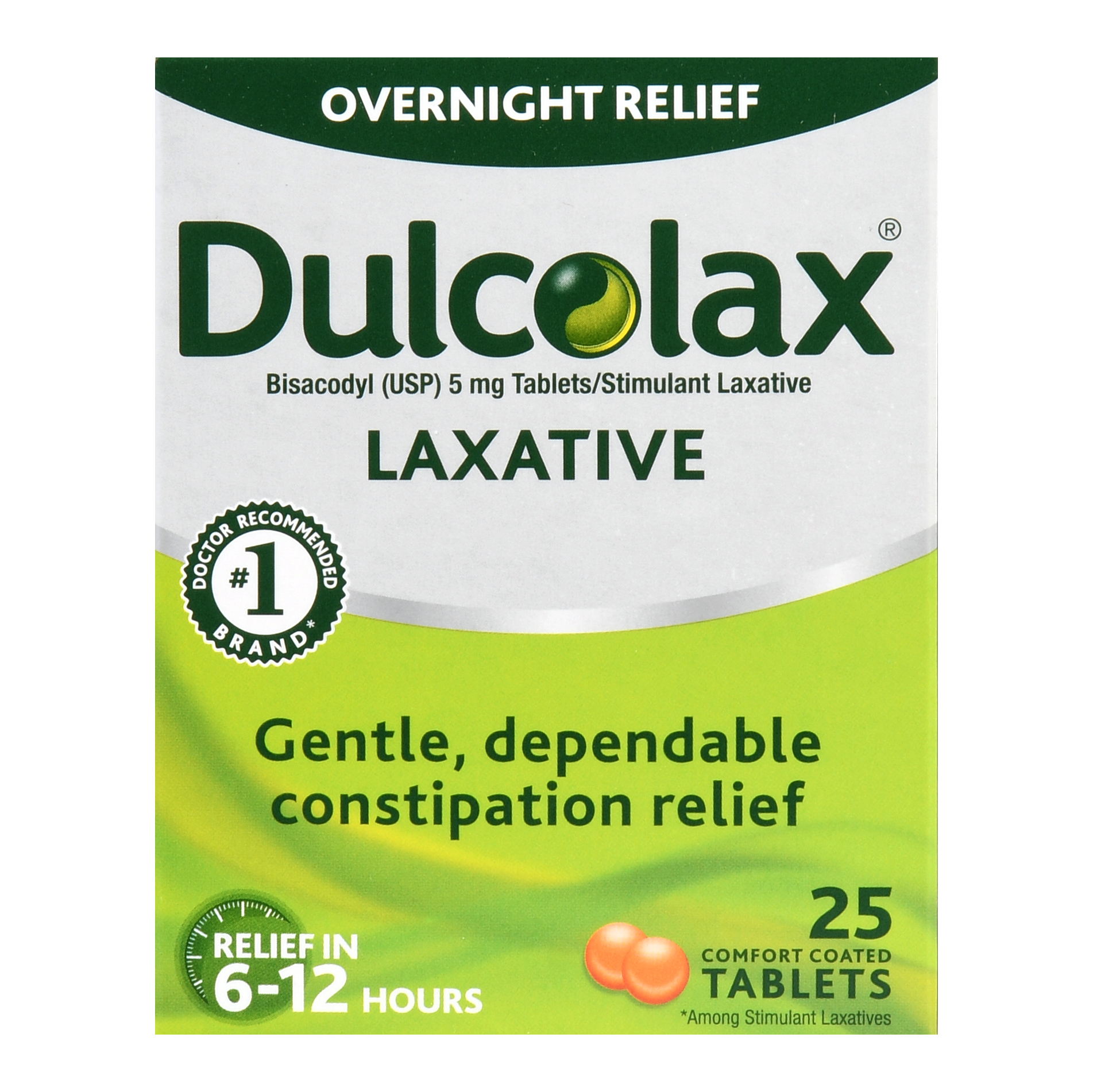 Dulcolax - Overnight Laxative - 25 Tablets