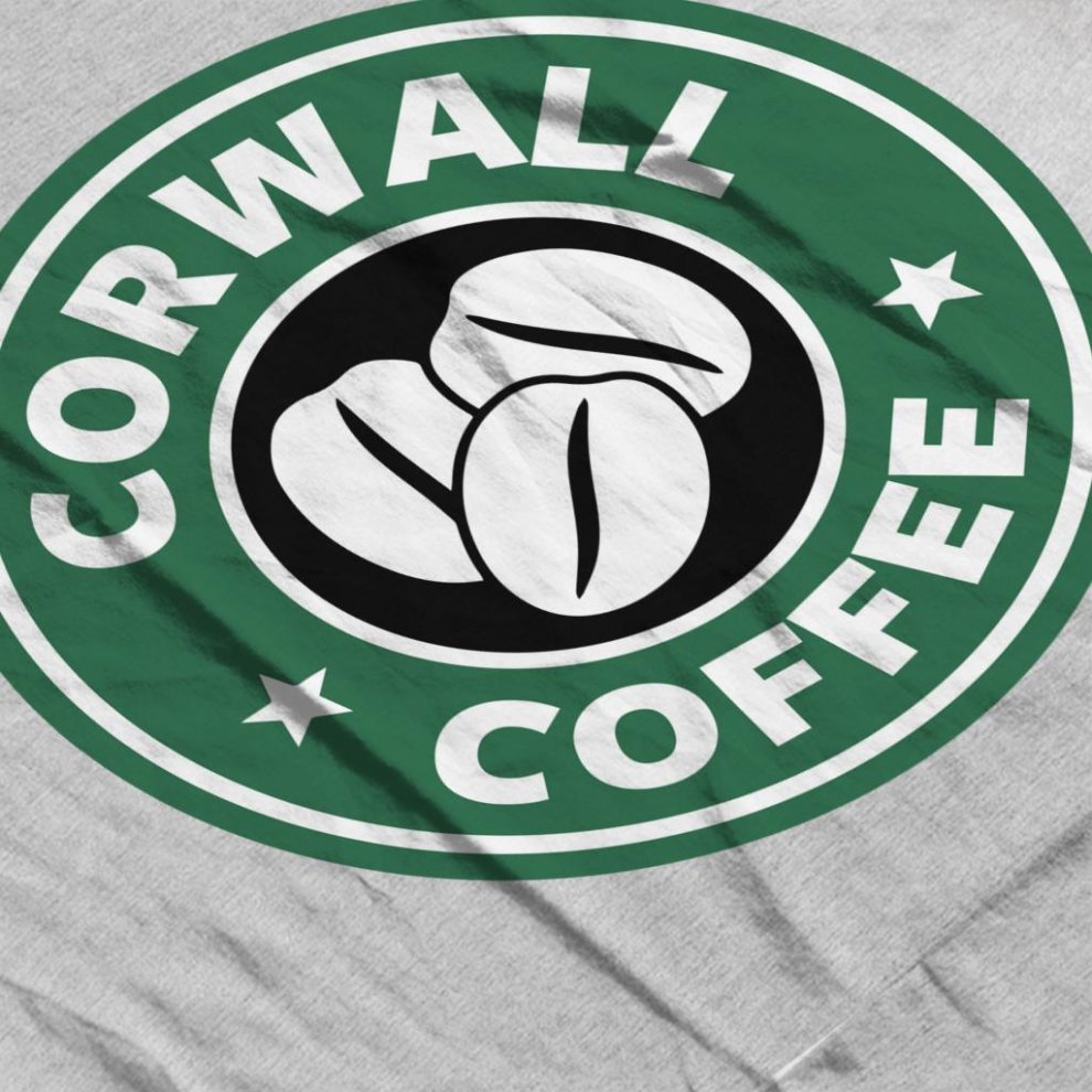 (X-Large (12-13 Yrs)) Cornwall Coffee Starbucks Kid's T-Shirt thumbnail