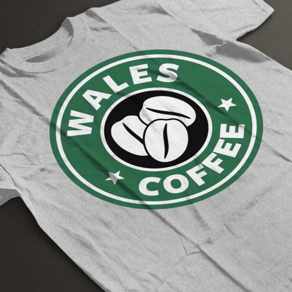 (X-Large (12-13 Yrs)) Wales Coffee Starbucks Kid's T-Shirt thumbnail