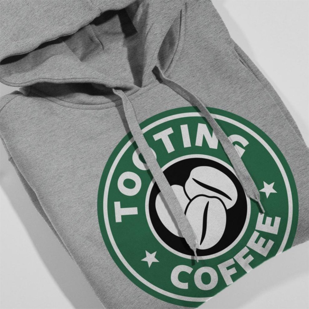 (X-Large (12-13 Yrs)) Tooting Coffee Starbucks Kid's Hooded Sweatshirt thumbnail