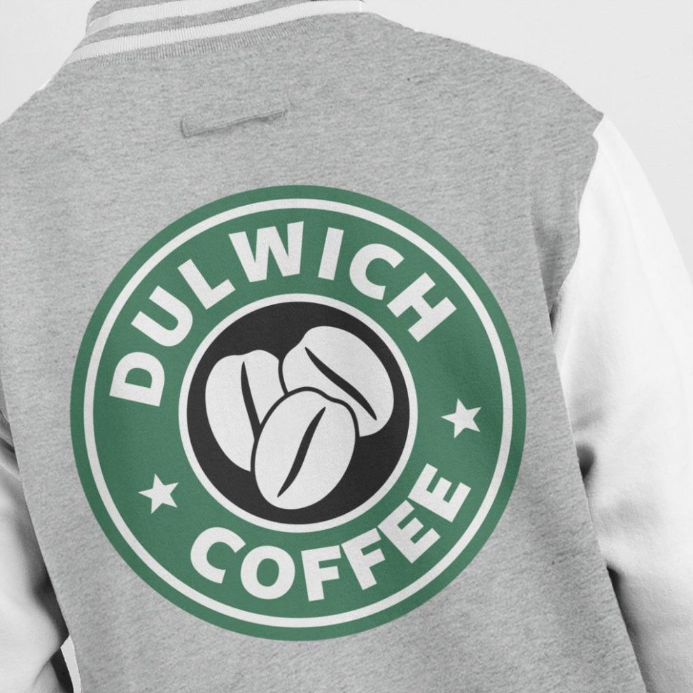 (X-Large (12-13 Yrs)) Dulwich Coffee Starbucks Kid's Varsity Jacket thumbnail