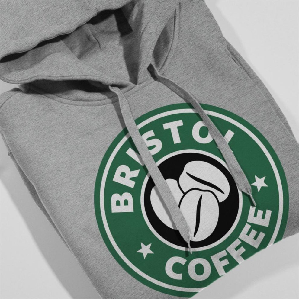 (X-Large (12-13 Yrs)) Bristol Coffee Starbucks Kid's Hooded Sweatshirt thumbnail