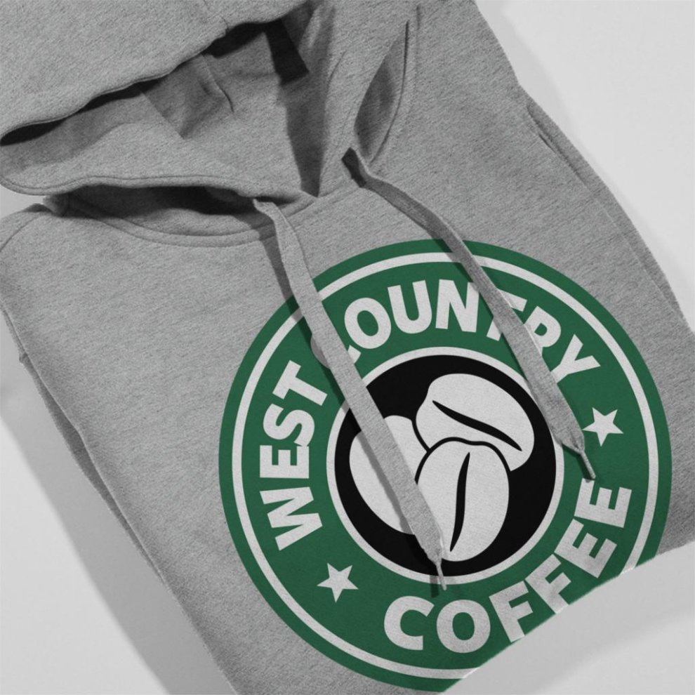 (X-Large (12-13 Yrs)) West Country Coffee Starbucks Kid's Hooded Sweatshirt thumbnail