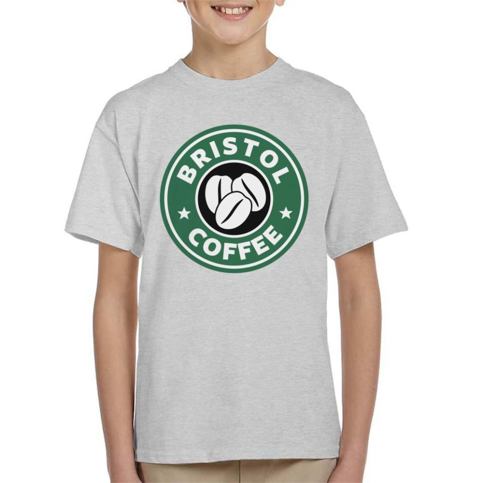 (X-Large (12-13 Yrs)) Bristol Coffee Starbucks Kid's T-Shirt