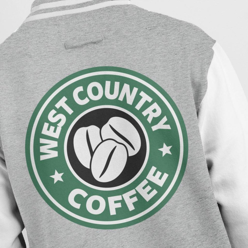 (X-Large (12-13 Yrs)) West Country Coffee Starbucks Kid's Varsity Jacket thumbnail