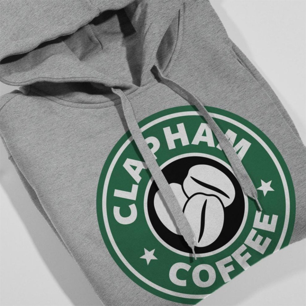 (X-Large (12-13 Yrs)) Clapham Coffee Starbucks Kid's Hooded Sweatshirt thumbnail