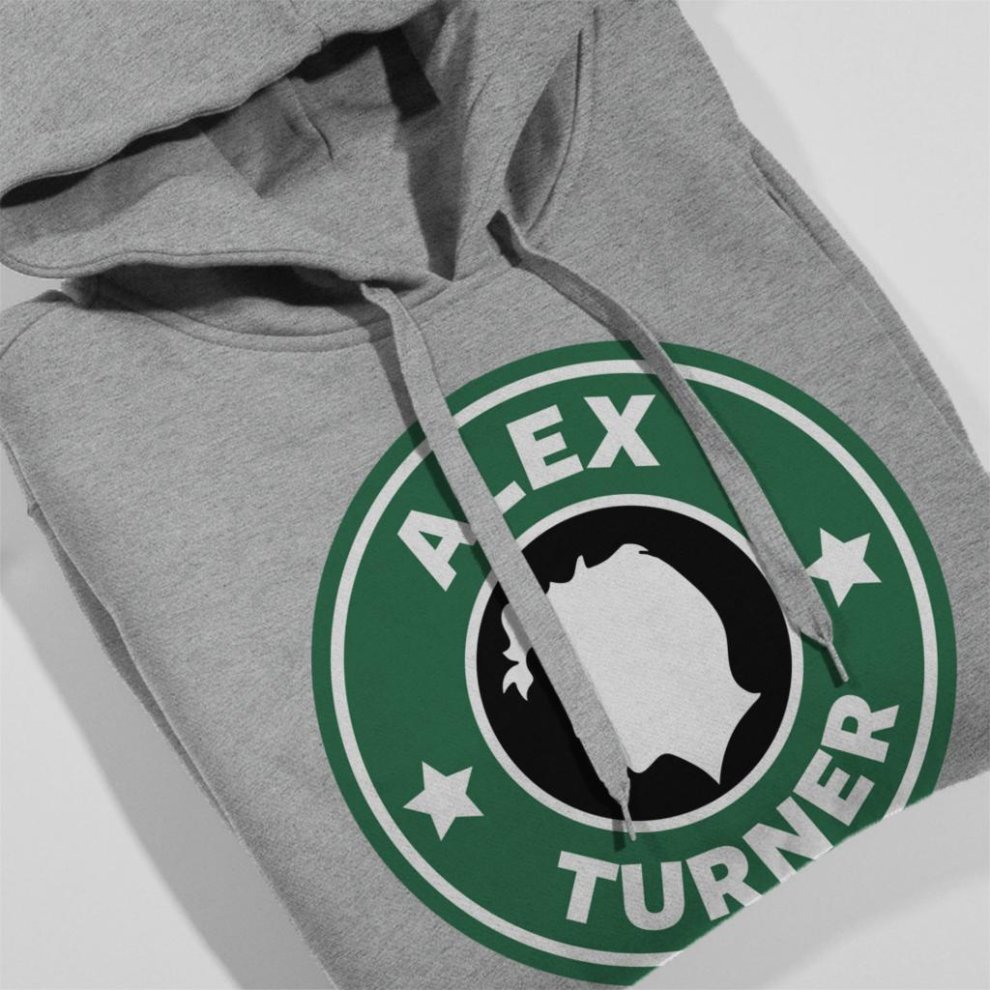 (X-Large (12-13 Yrs)) Alex Turner Starbucks Logo Kid's Hooded Sweatshirt thumbnail