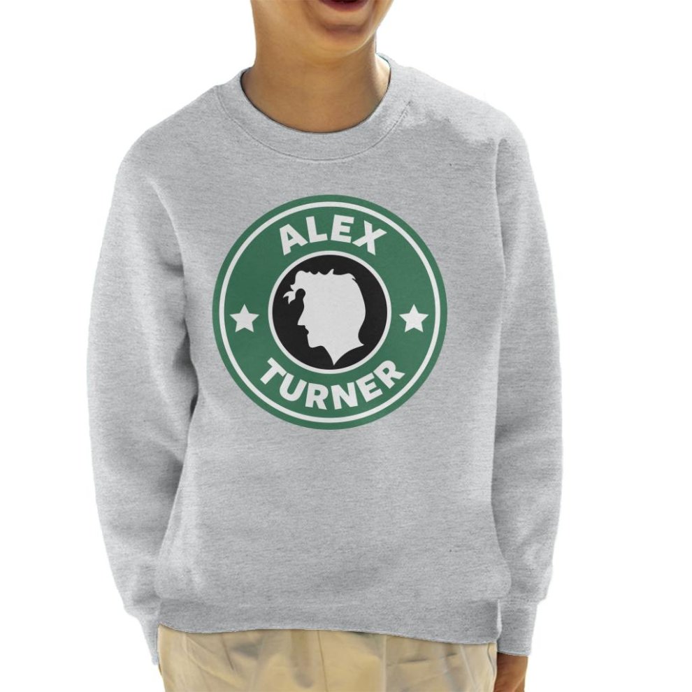 (X-Large (12-13 Yrs)) Alex Turner Starbucks Logo Kid's Sweatshirt