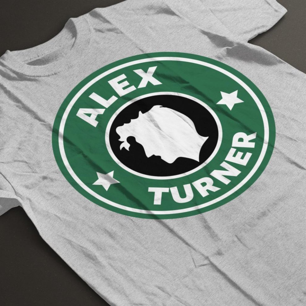 (X-Large (12-13 Yrs)) Alex Turner Starbucks Logo Kid's T-Shirt thumbnail