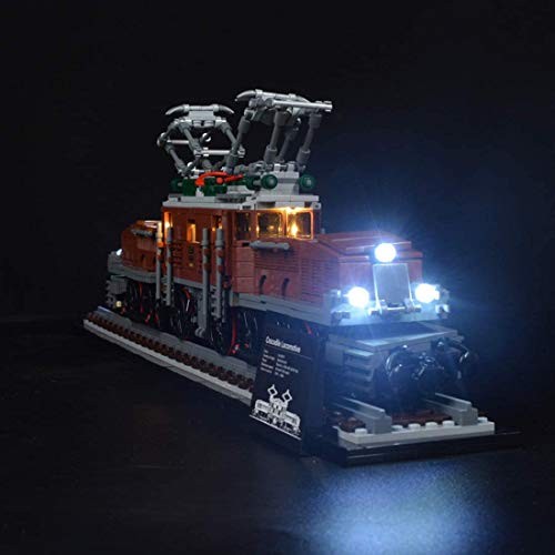 T-Club LED Light Kit for Lego Creator 10277 Crocodile Locomotive Model Building Blocks (Not Include Building Block Model)
