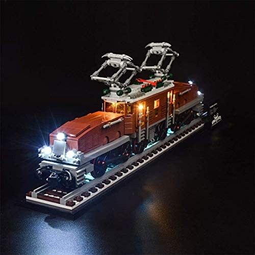 T-Club LED Light Kit for Lego Creator 10277 Crocodile Locomotive Model Building Blocks (Not Include Building Block Model) thumbnail