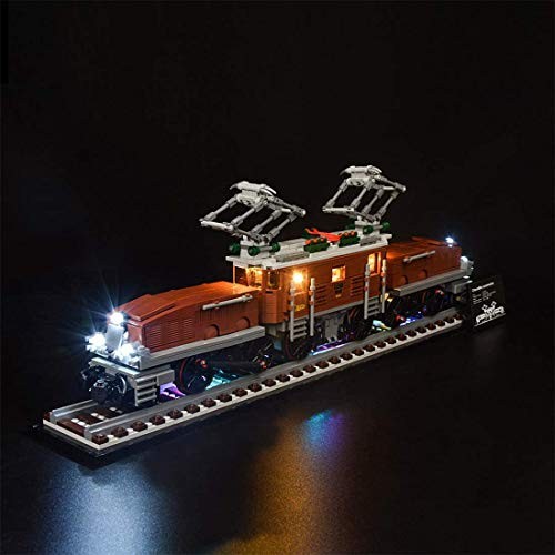 T-Club LED Light Kit for Lego Creator 10277 Crocodile Locomotive Model Building Blocks (Not Include Building Block Model) thumbnail