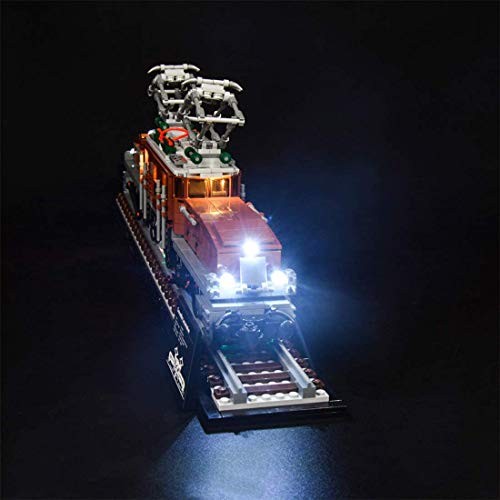 T-Club LED Light Kit for Lego Creator 10277 Crocodile Locomotive Model Building Blocks (Not Include Building Block Model) thumbnail