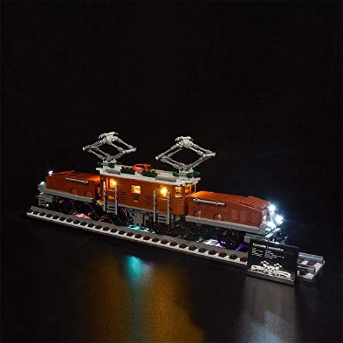 T-Club LED Light Kit for Lego Creator 10277 Crocodile Locomotive Model Building Blocks (Not Include Building Block Model) thumbnail
