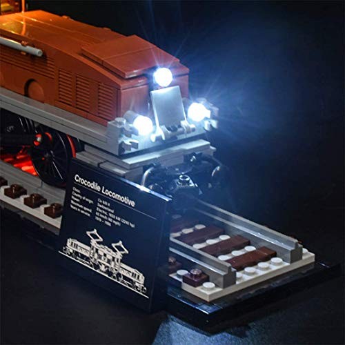 T-Club LED Light Kit for Lego Creator 10277 Crocodile Locomotive Model Building Blocks (Not Include Building Block Model) thumbnail