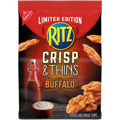 RITZ Crisp & Thins Chips, Limited Edition Buffalo Flavor, 1 Bag (13.7 Oz) thumbnail