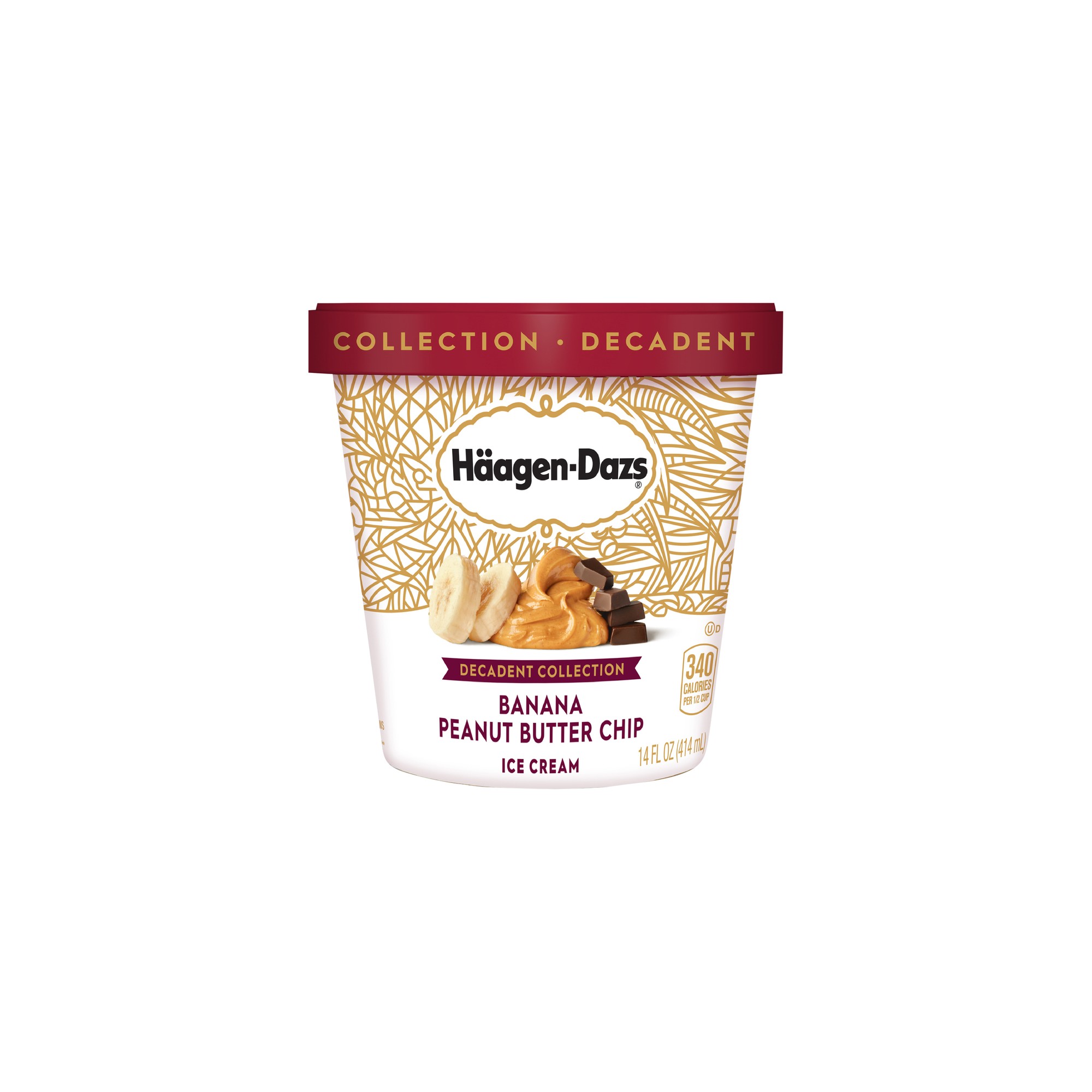 Haagen-Dazs Banana Peanut Butter Chip Ice Cream - 14oz thumbnail