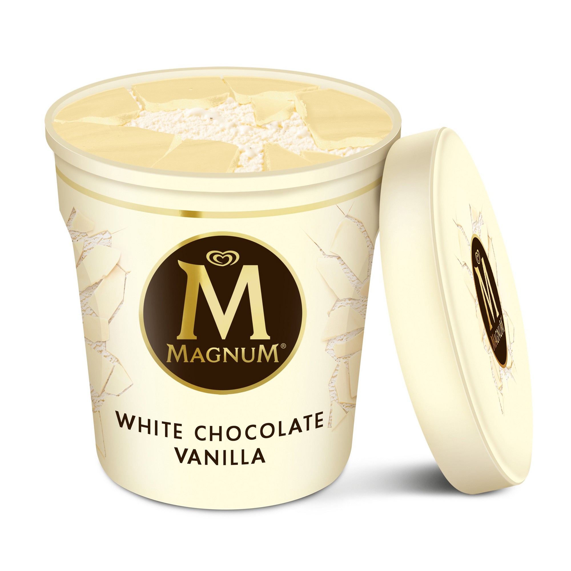 Magnum Tub White Chocolate Vanilla Ice Cream - 14.8oz thumbnail