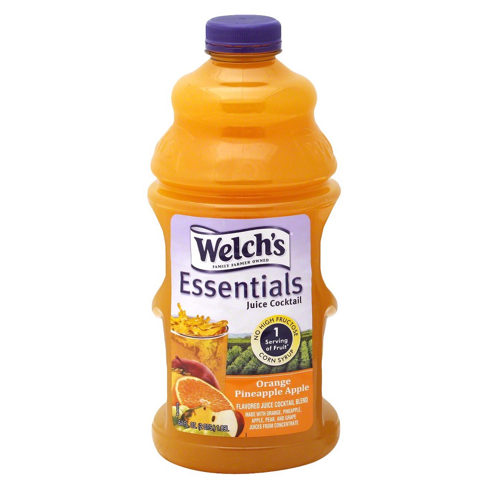 Welch's Essential Orange Pineapple Mango Juice Cocktail - 64 Fl Oz Bottle