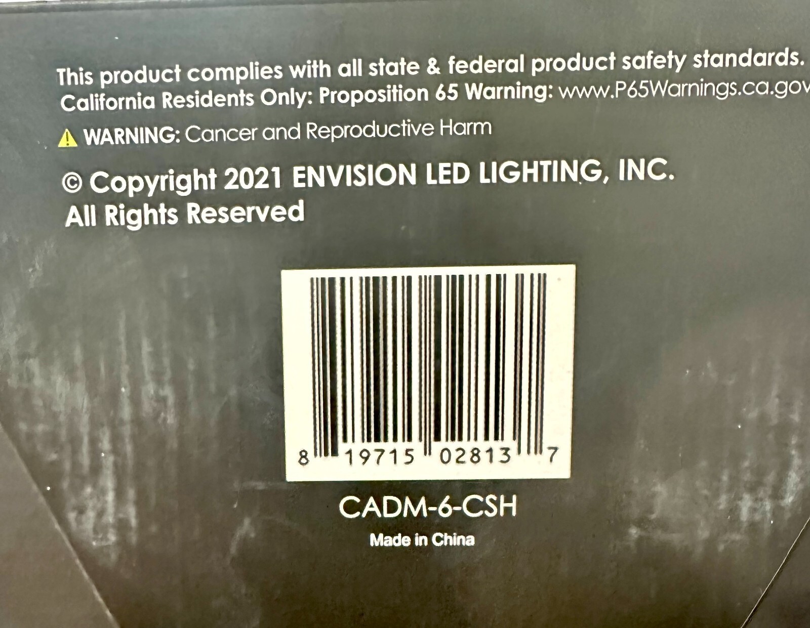 Envision LED Cadm-6-csh 6