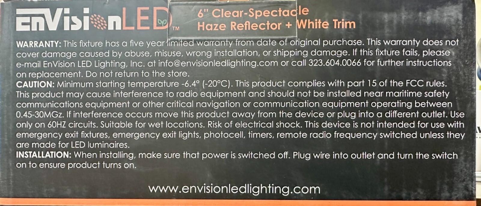 Envision LED Cadm-6-csh 6