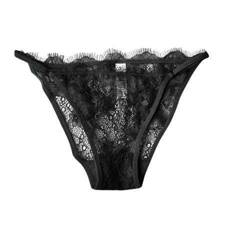 Yuhangmm Women S Panties Women Casual Sexy Lace Low Waisted Briefs Panties Barely There Bras for Women 4742