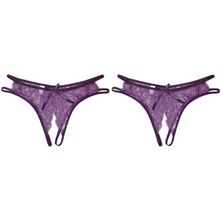 2 Pack Women S Lace Underpants Panties Low Waist Briefs Underwear Women Briefs Panties for Women Thong Plus Size Barely There Bras for Women 4742 No S
