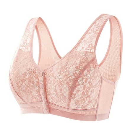 Jamicy Soft Bras for Women Gift for Women Seamless Bra for Women Breathable Front Button Bra Everyday Bra Women