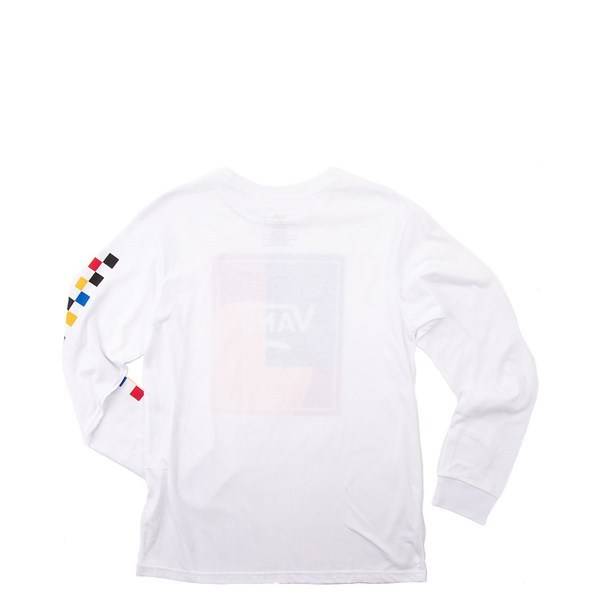 Vans Kalido Color-Block Long Sleeve Tee - Little Kid - White / Multi thumbnail