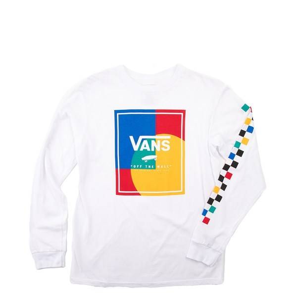 Vans Kalido Color-Block Long Sleeve Tee - Little Kid - White / Multi