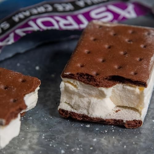 Fun Express White Astronaut Freeze-Dried Vanilla Ice Cream Sandwich - 1.1 Oz (Pack of 1) - Outer Space Adventure Snack thumbnail