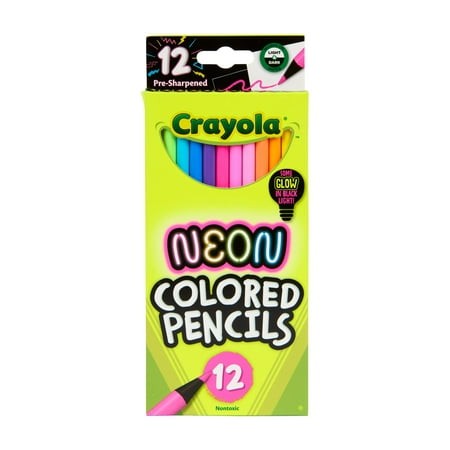 Crayola - Neon Colored Pencils  Pack of 12