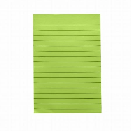 Plertrvy 15X10X2Cm 1 Pads Lined Sticky Notes 4X6 Sticky Notes with Lines Self Stick Note Pads 8 Bright Multi Colors 50 Sheet/Pad Clearance (D@0701)