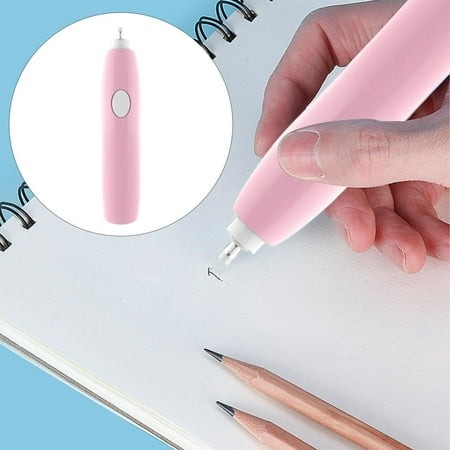 Electric Eraser  72 Cards per Box per Card  8306 Powder + White|Electric Erasers Electric Eraser with 32 Battery Operated Eraser Electric Eraser Kit f