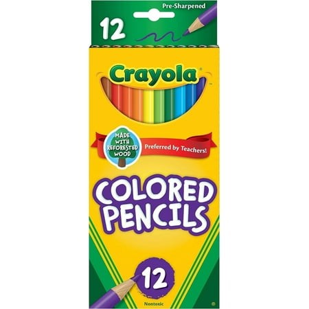 Crayola Colored Pencils  Colored Pencil Set  12 Count
