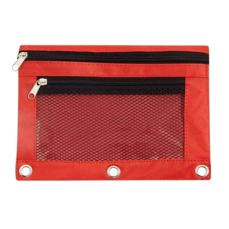 Quinlirra Easter Pencil Pouch 3 Ring  Zipper Pencil Pouches Case Binder Cosmetic Bag Gifts for Women