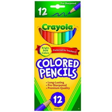 Pack of (3) Crayola  Colored Pencils  12 Nontoxic Pencils