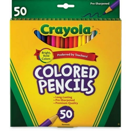 2X-Crayola Pre Sharpened Colored Pencils 50 Ct - 50 Ct