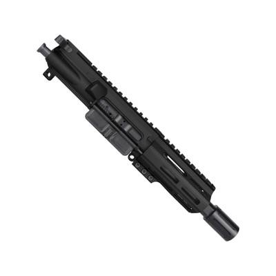 ABC RIFLE COMPANY AR-15 .300 AAC Blackout Micro Pistol 5in Barrel M-LOK Handguard Upper Receiver W/BCG and Charging Handle, Black, UA300-BR5-ML4D-BLK