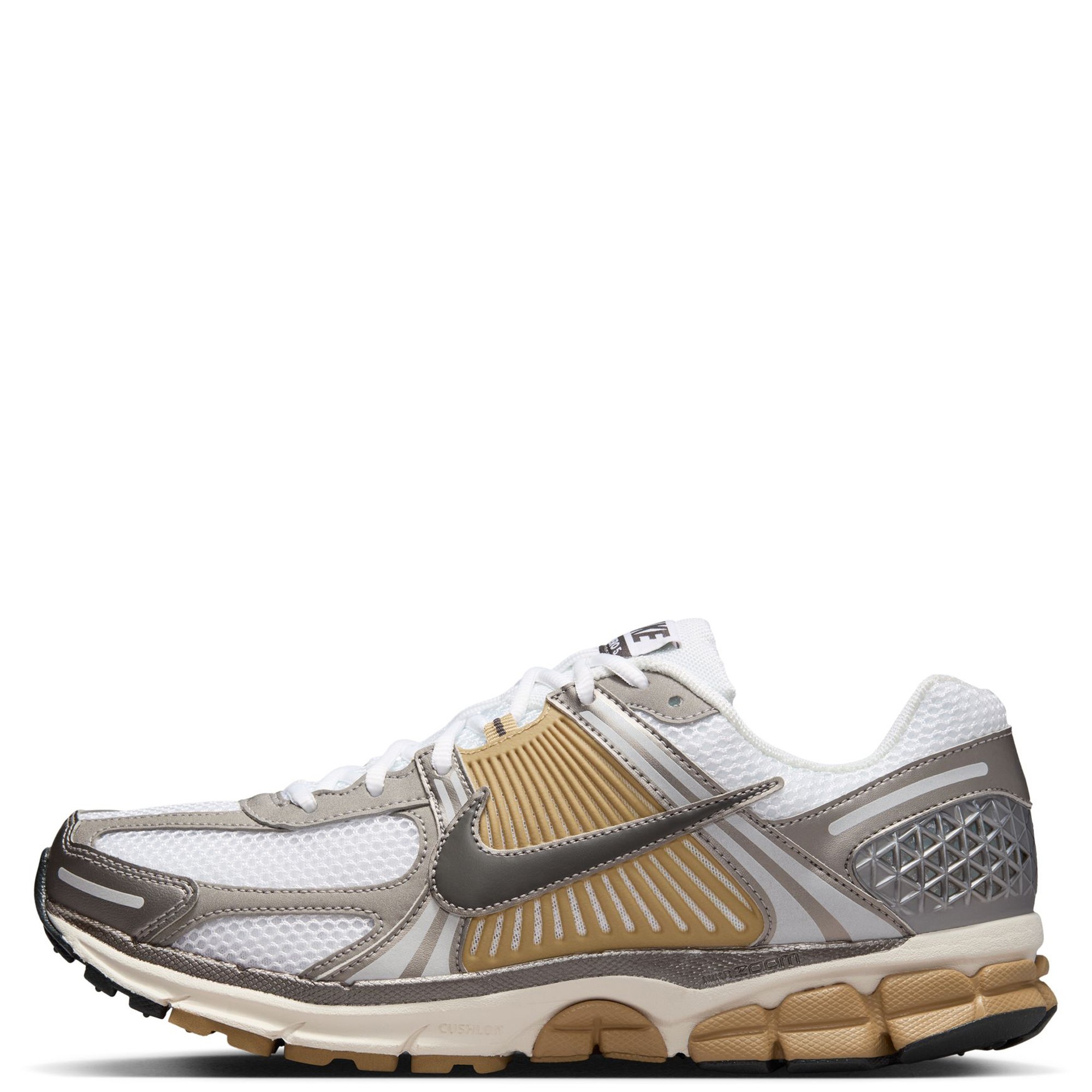 Nike Mens Zoom Vomero 5 Trainers Metalic Pewter Medium Ash Parachute Beige Grey/Beige, 6.5