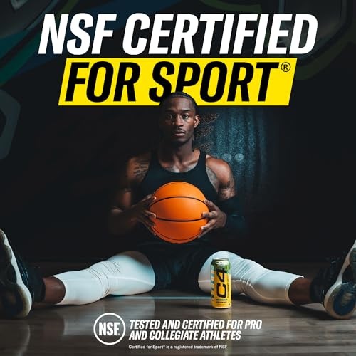 Cellucor C4 Energy Carbonated Zero Sugar Energy Drink, Pre Workout Drink + Beta Alanine, Sour Gummy Splash, 16 Fl Oz (Pack of 12) thumbnail