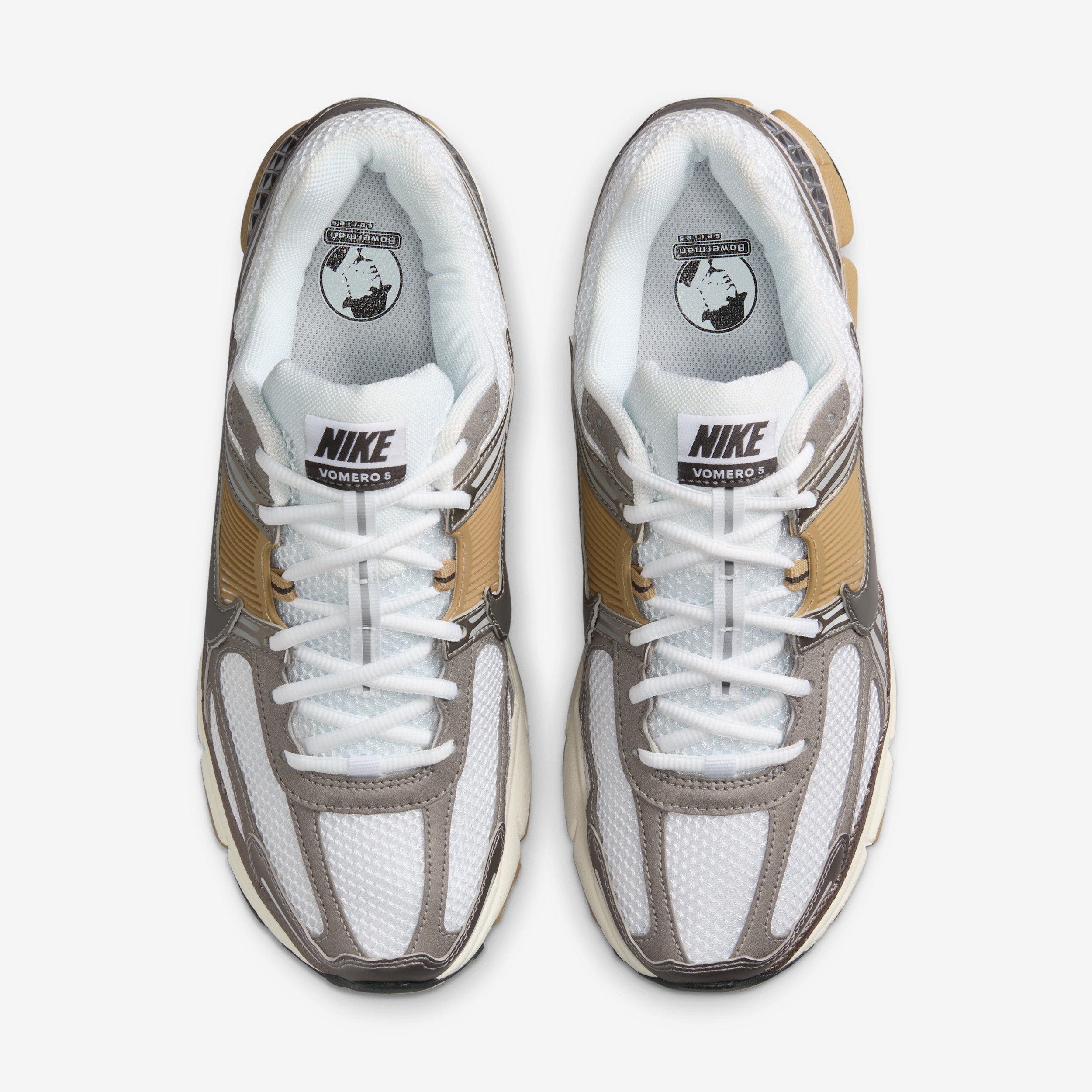 Nike Zoom Vomero 5 Trainers in Beige and Grey-Neutral thumbnail