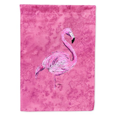 Carolines Treasures 8875-FLAG-PARENT Flamingo on Pink Flag Multicolor