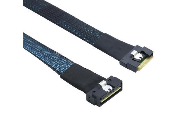 For PCI-E SAS 4.0 LP Low Profile SFF-8654 8i 74pin to SFF-8654 74Pin Server High-speed Internal Connection Cable