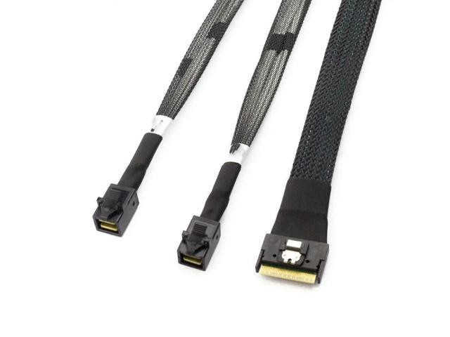 For MINI SFF-8654 8i 4.0 to 2X SAS HD SFF-8643 Server Connection Cable